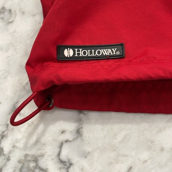 Men's Holloway Wrigley Field Red Hooded Pullover Windbreaker M - Picture 5 of 5